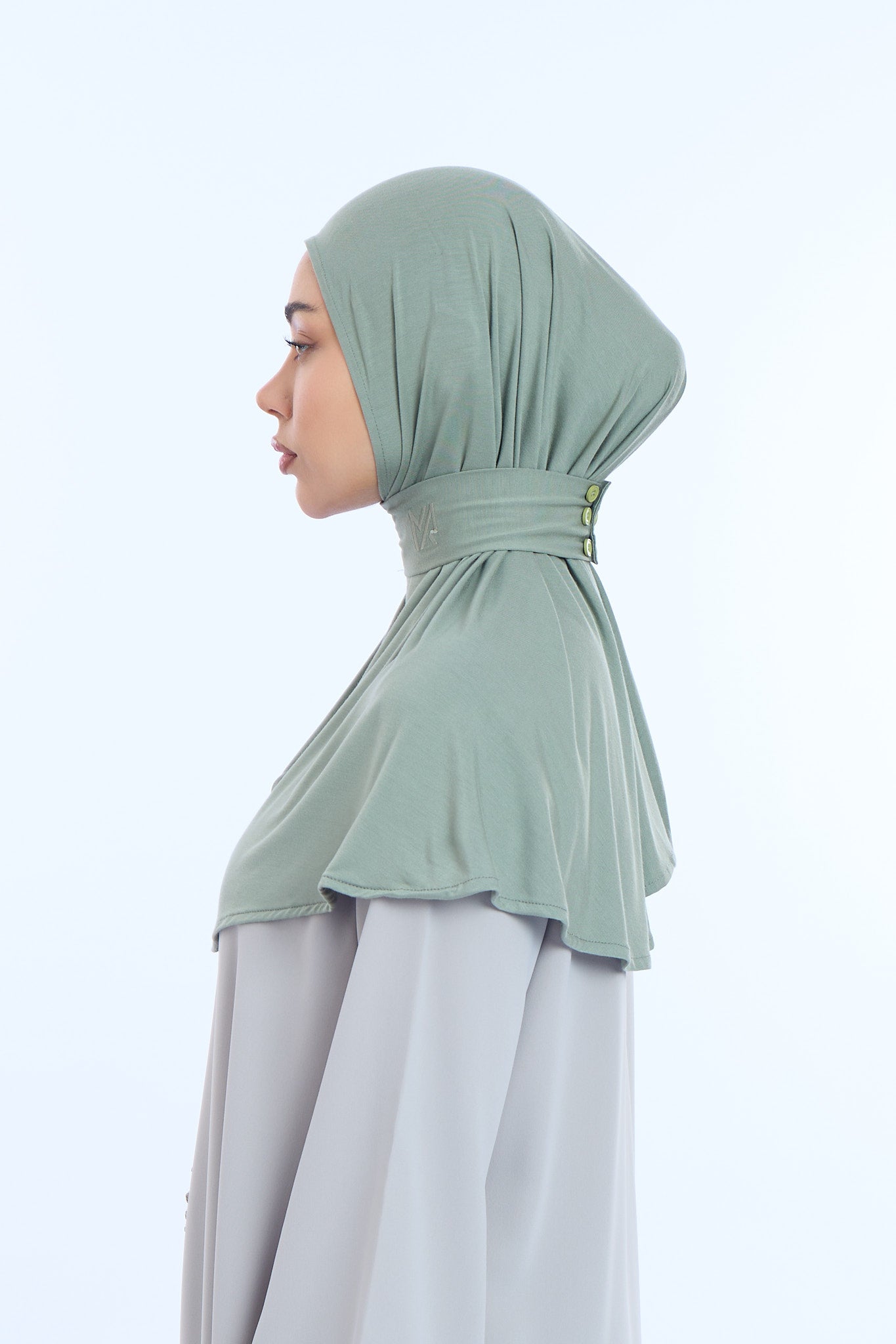 Instant Hijab Bamboo I Sage Green