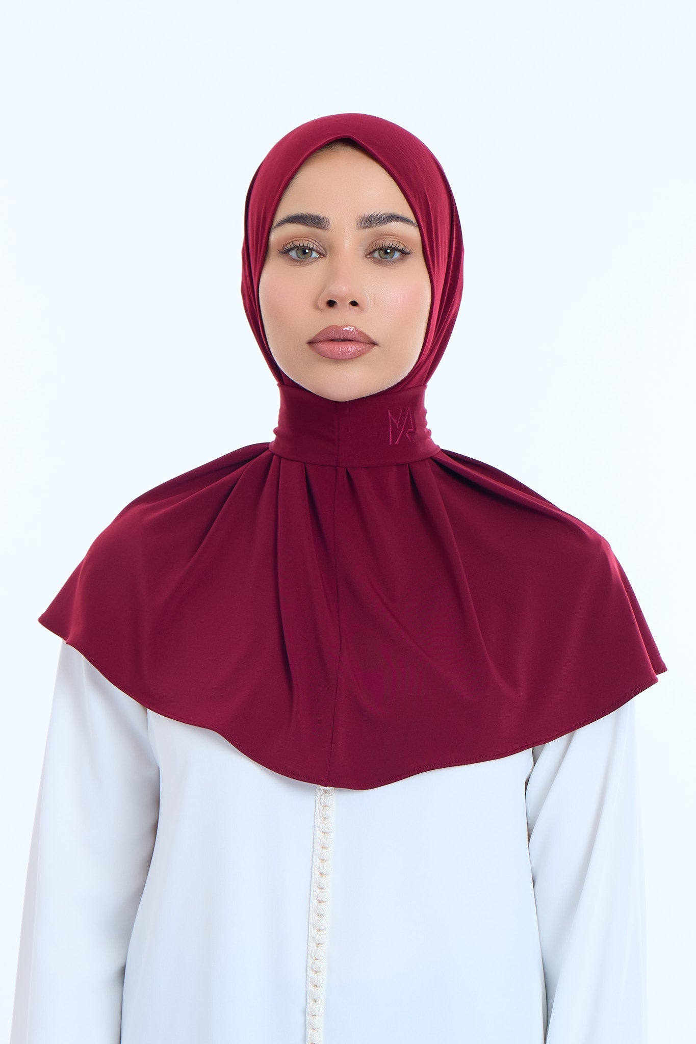 Instant Hijab Premium I Burgundy Wine