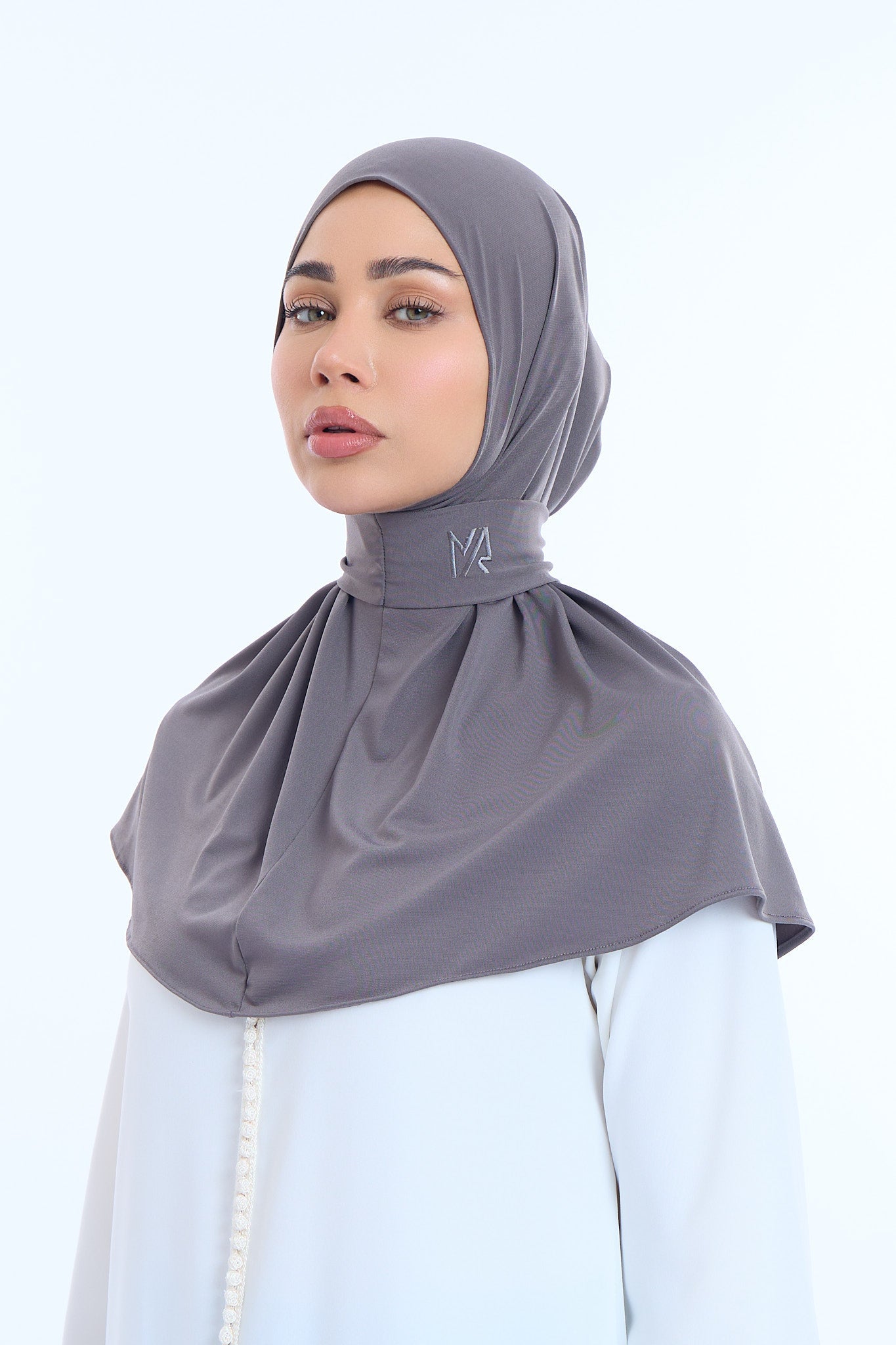 Instant Hijab Premium I Charcoal Grey