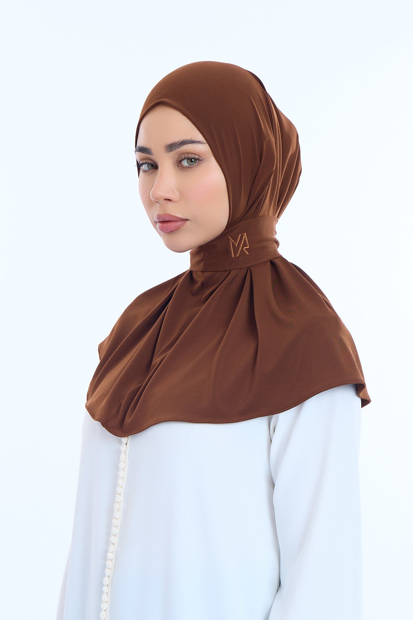 Instant Hijab Premium I Dark Chocolate