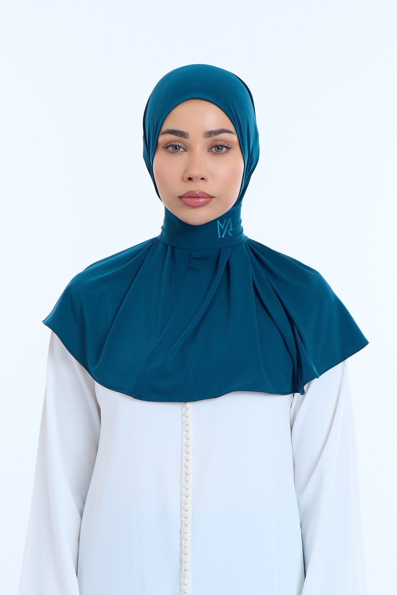 Instant Hijab Premium I Dark Teal Blu