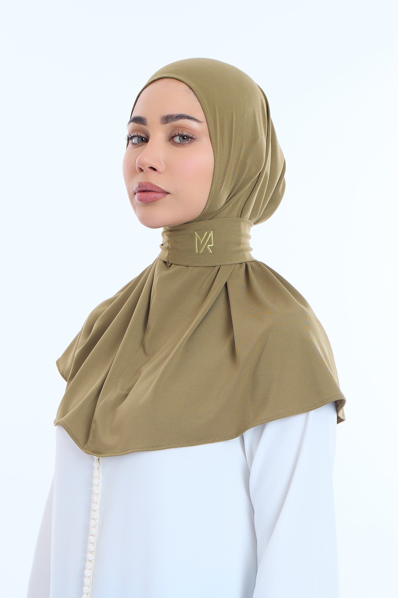Instant Hijab Premium I Olive Brown