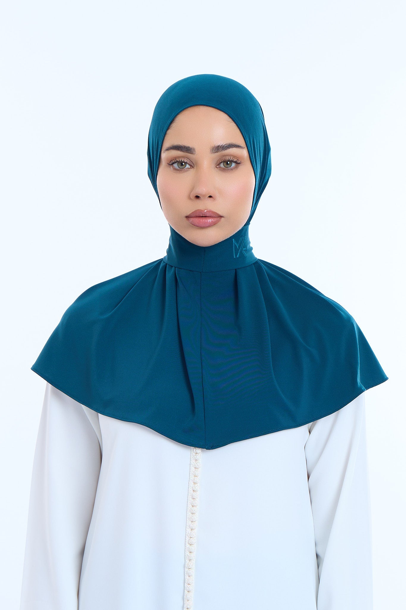 Instant Hijab Premium II Petrol Blue