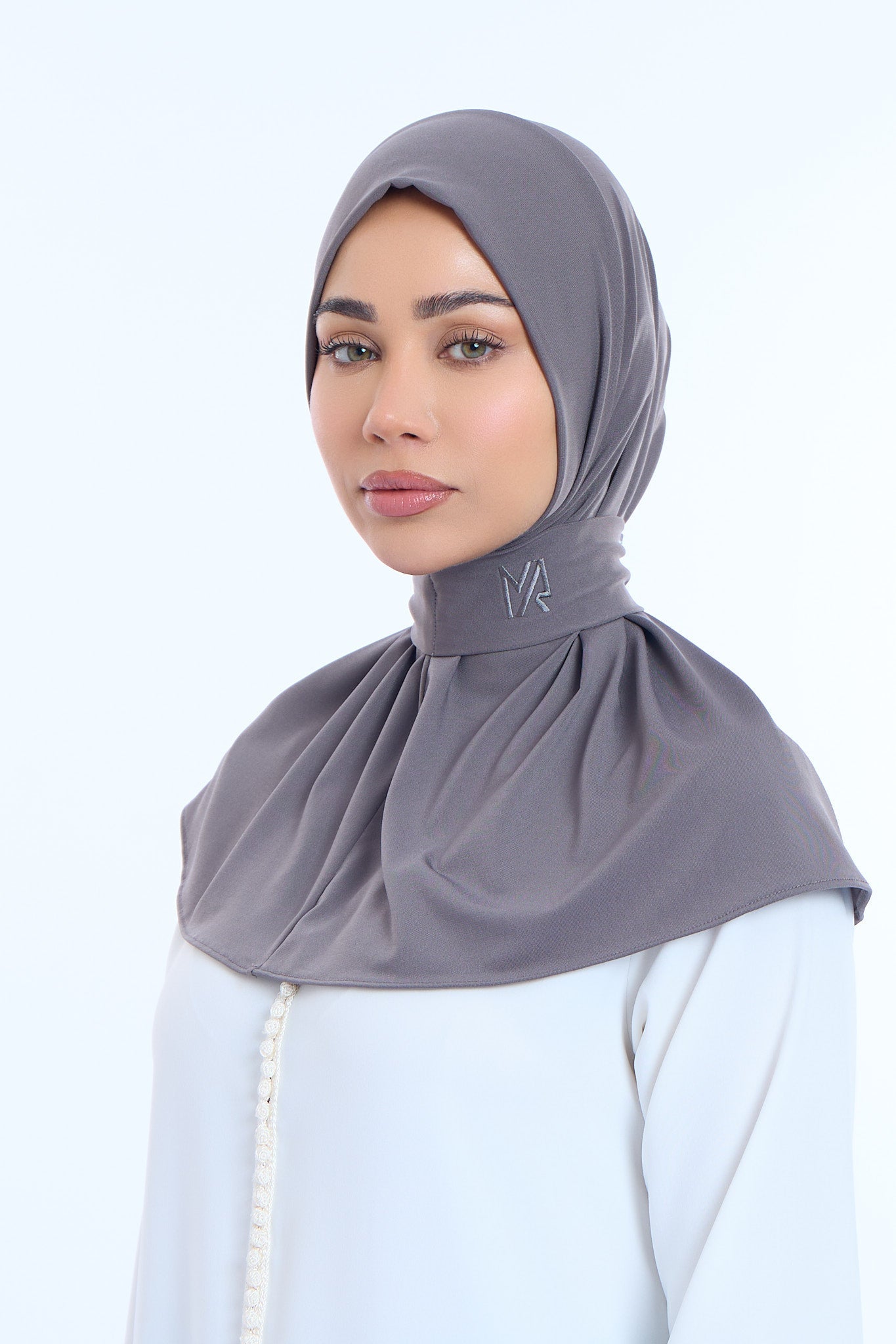 Instant Hijab Premium II Charcoal Grey
