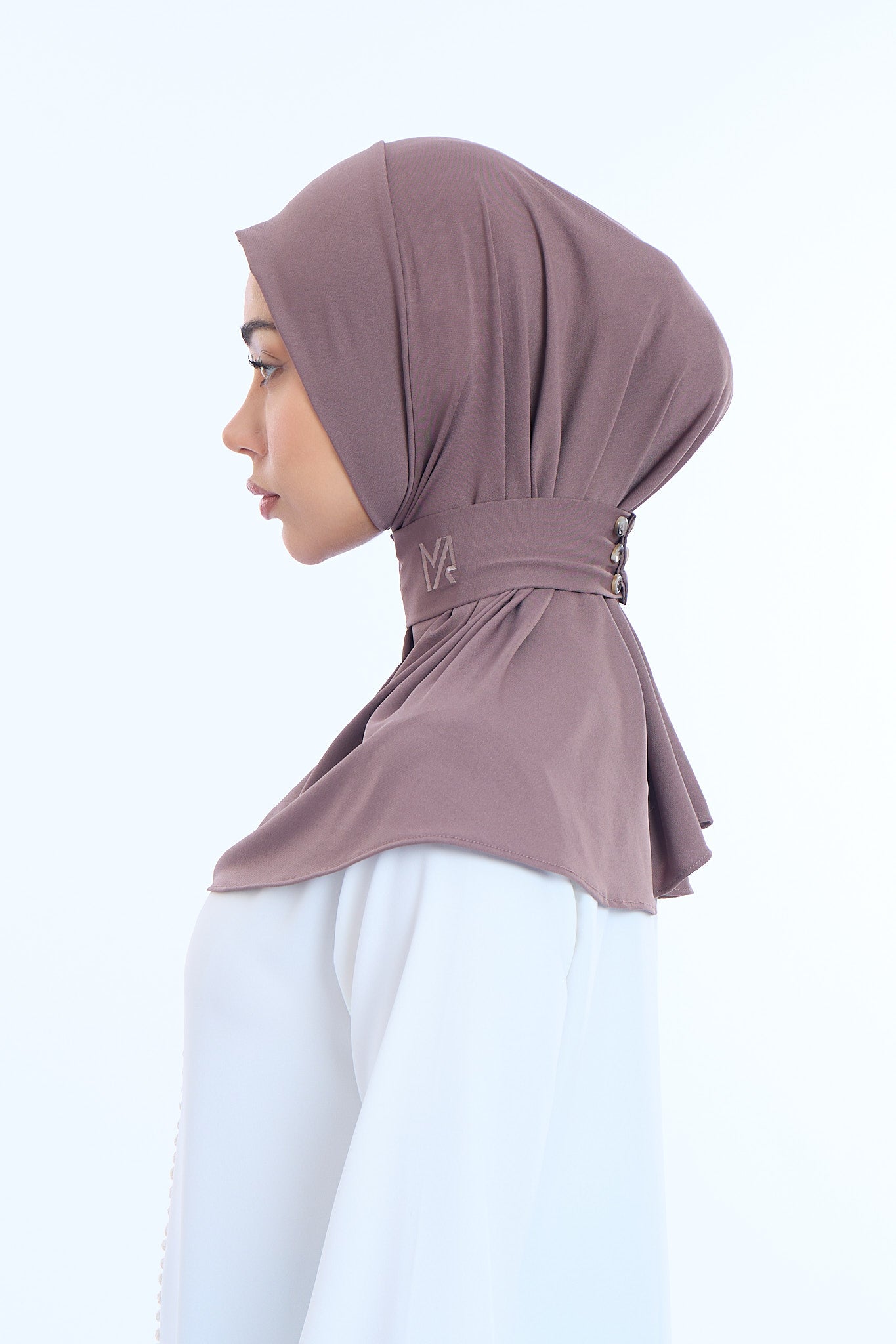 Instant Hijab Premium II Cocoa Brown