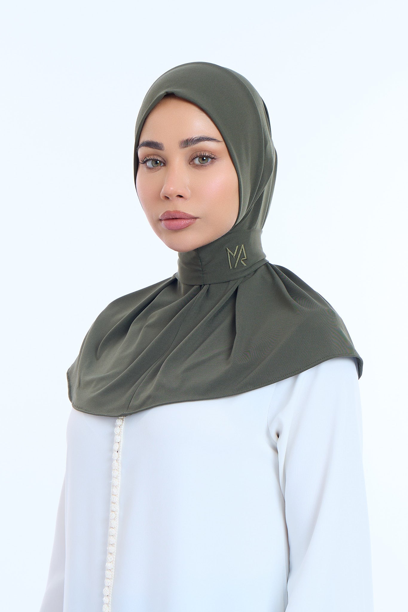 Instant Hijab Premium II Dark Moss
