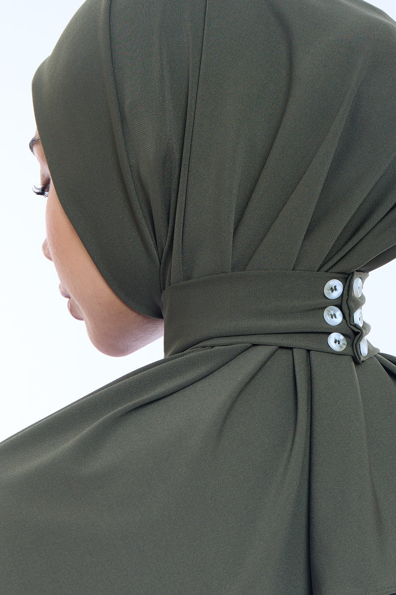 Instant Hijab Premium II Dark Moss