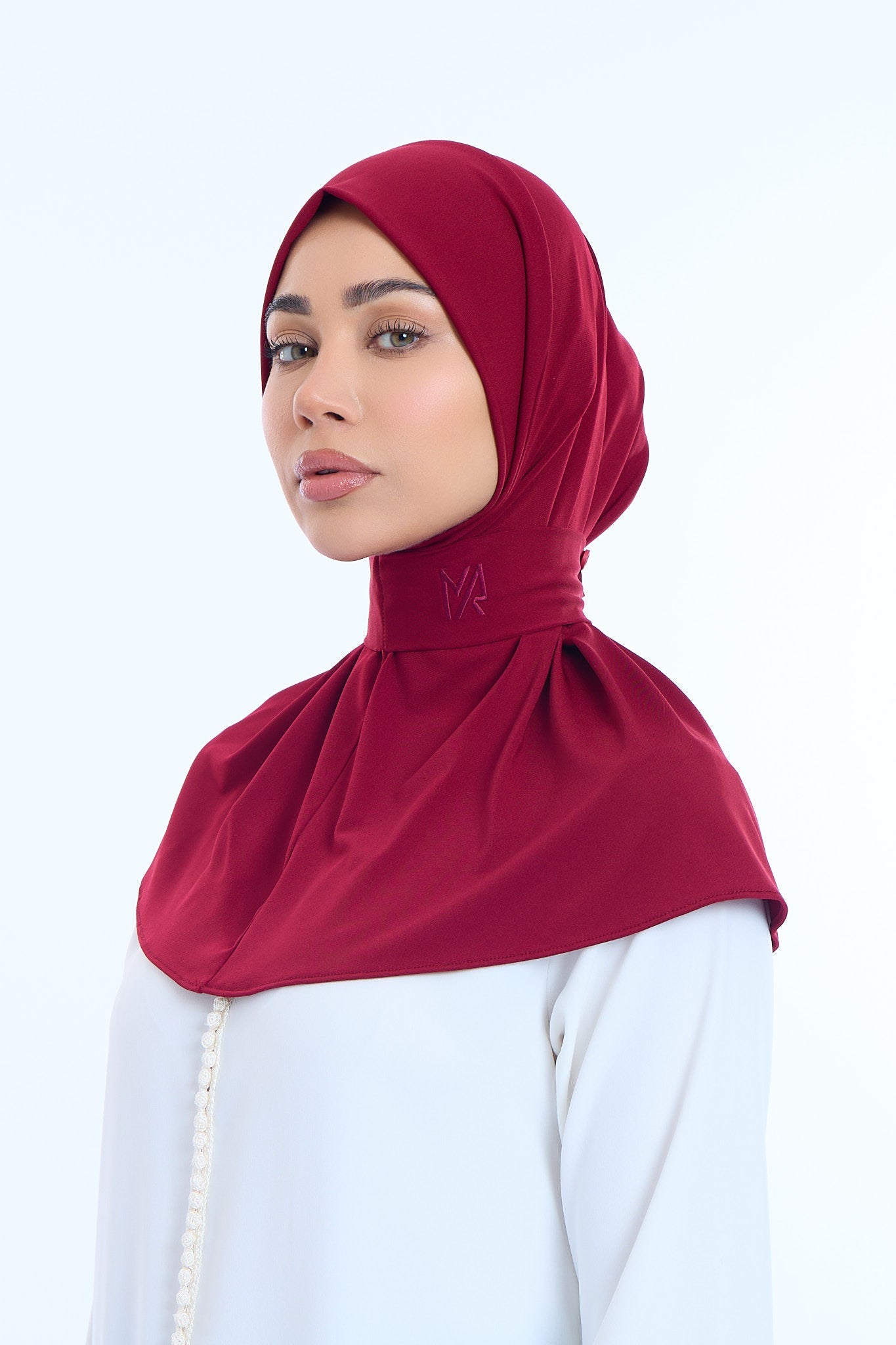 Instant Hijab Premium II Dark Wine