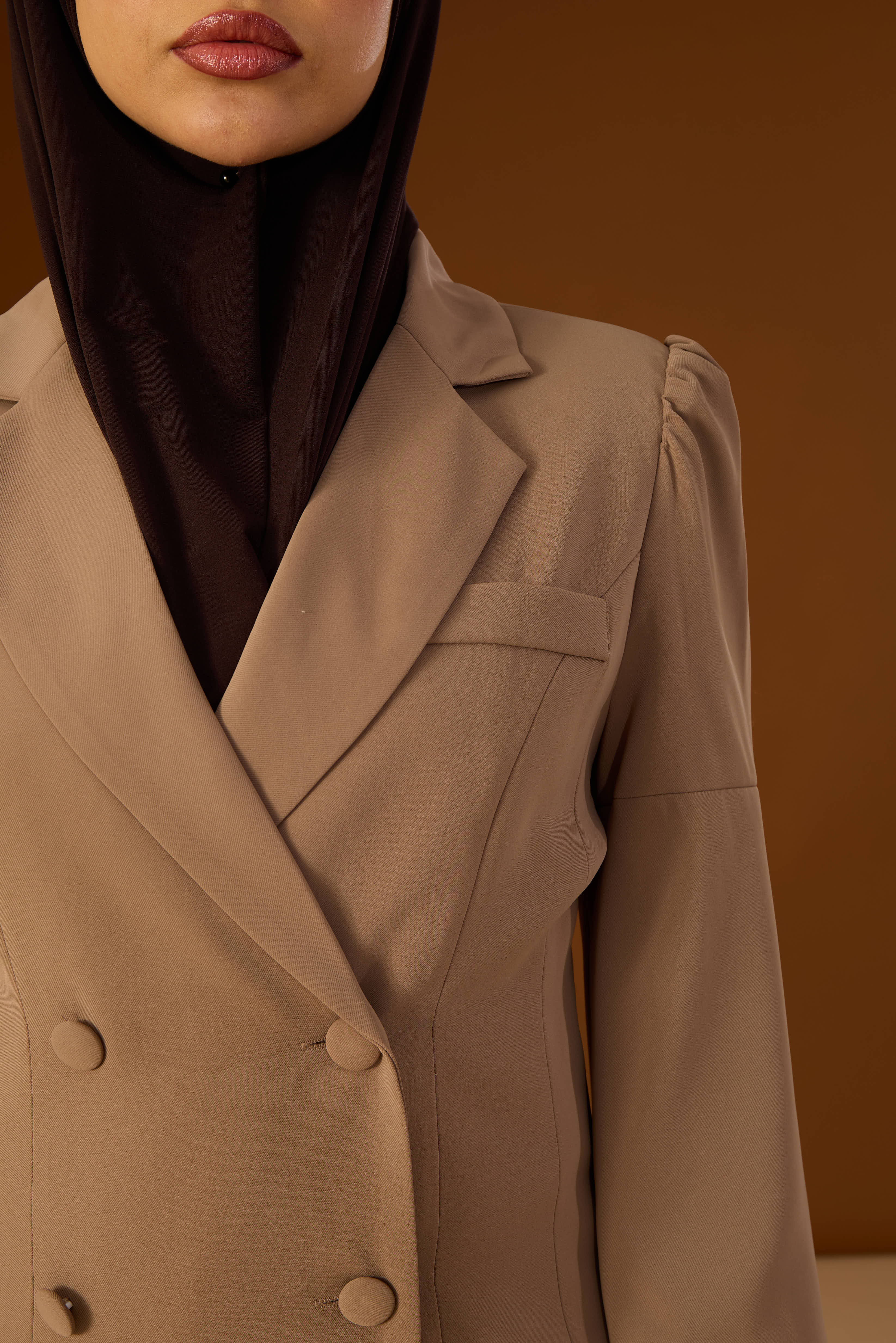 Dress Fay Coffee Brown