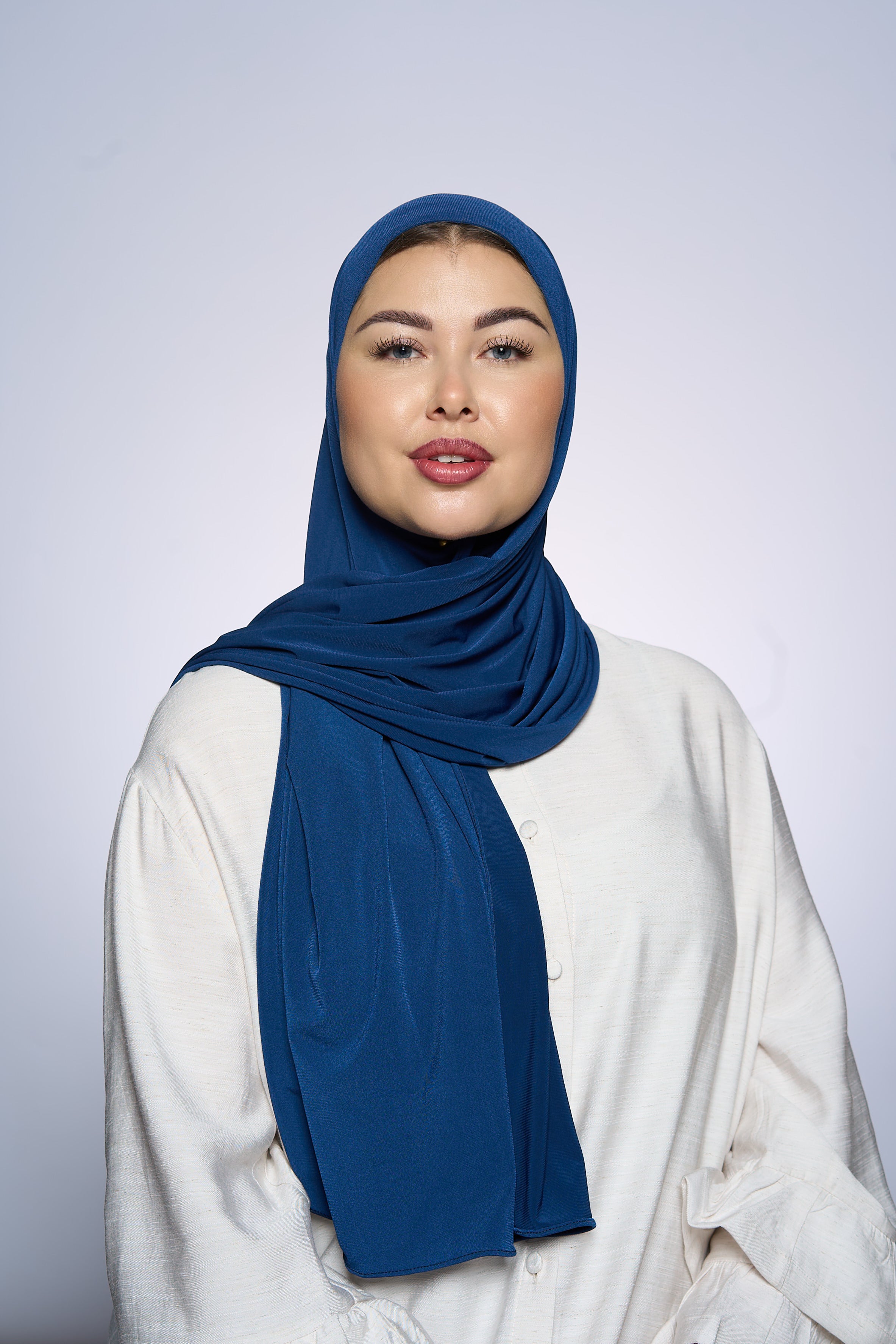 Premium Jersey Hijab Fin - RoyalBlue