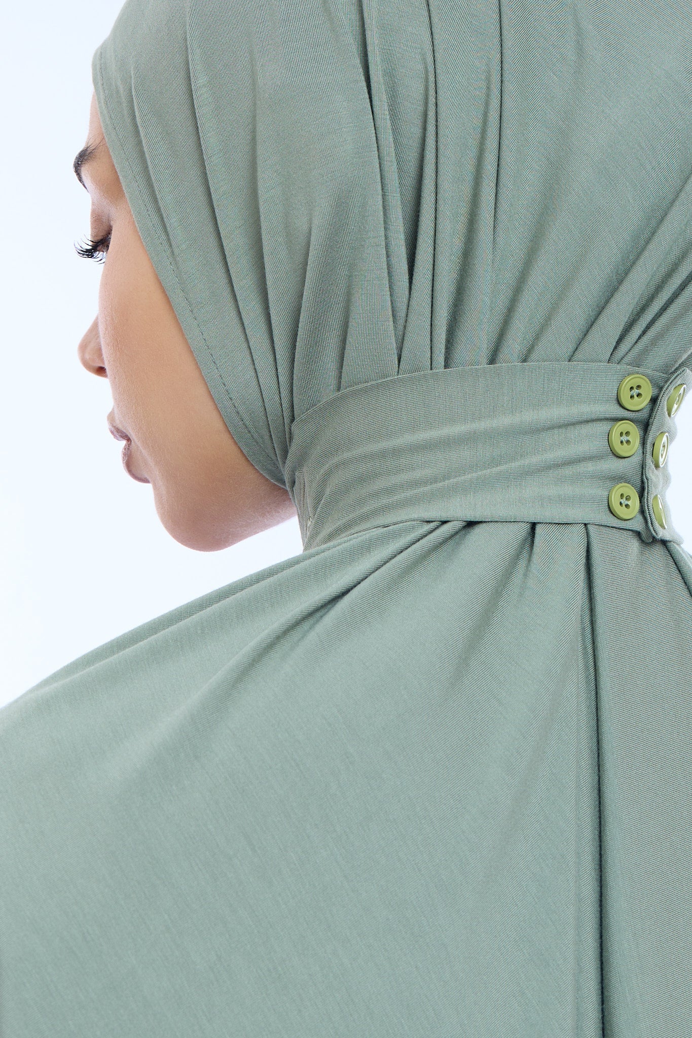 Instant Hijab Bamboo I Sage Green