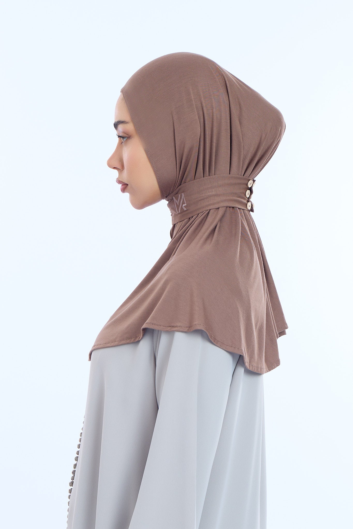 Instant Hijab Bamboo I Soft Taupe