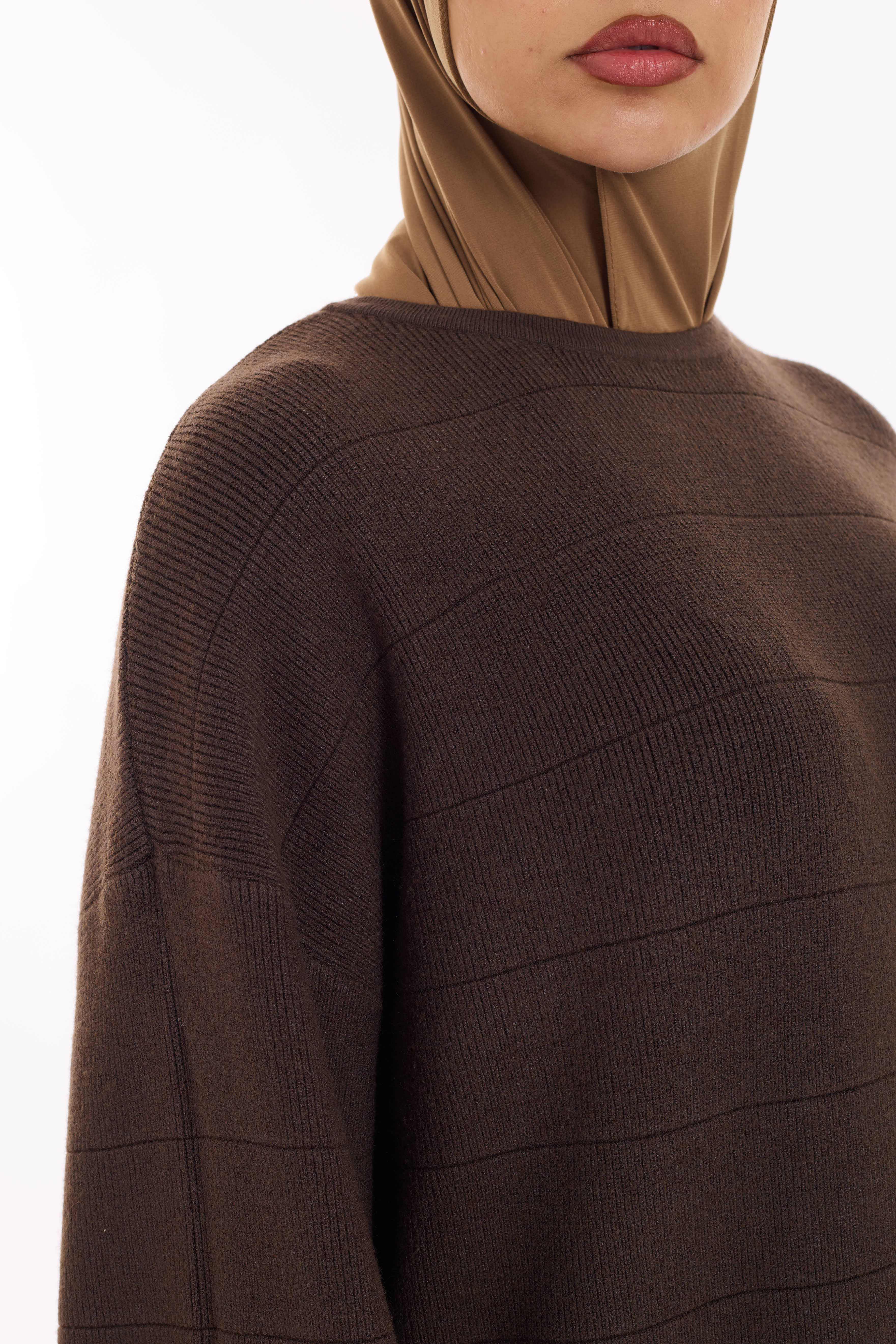 Sweater Ly Khaki Coffee Brown