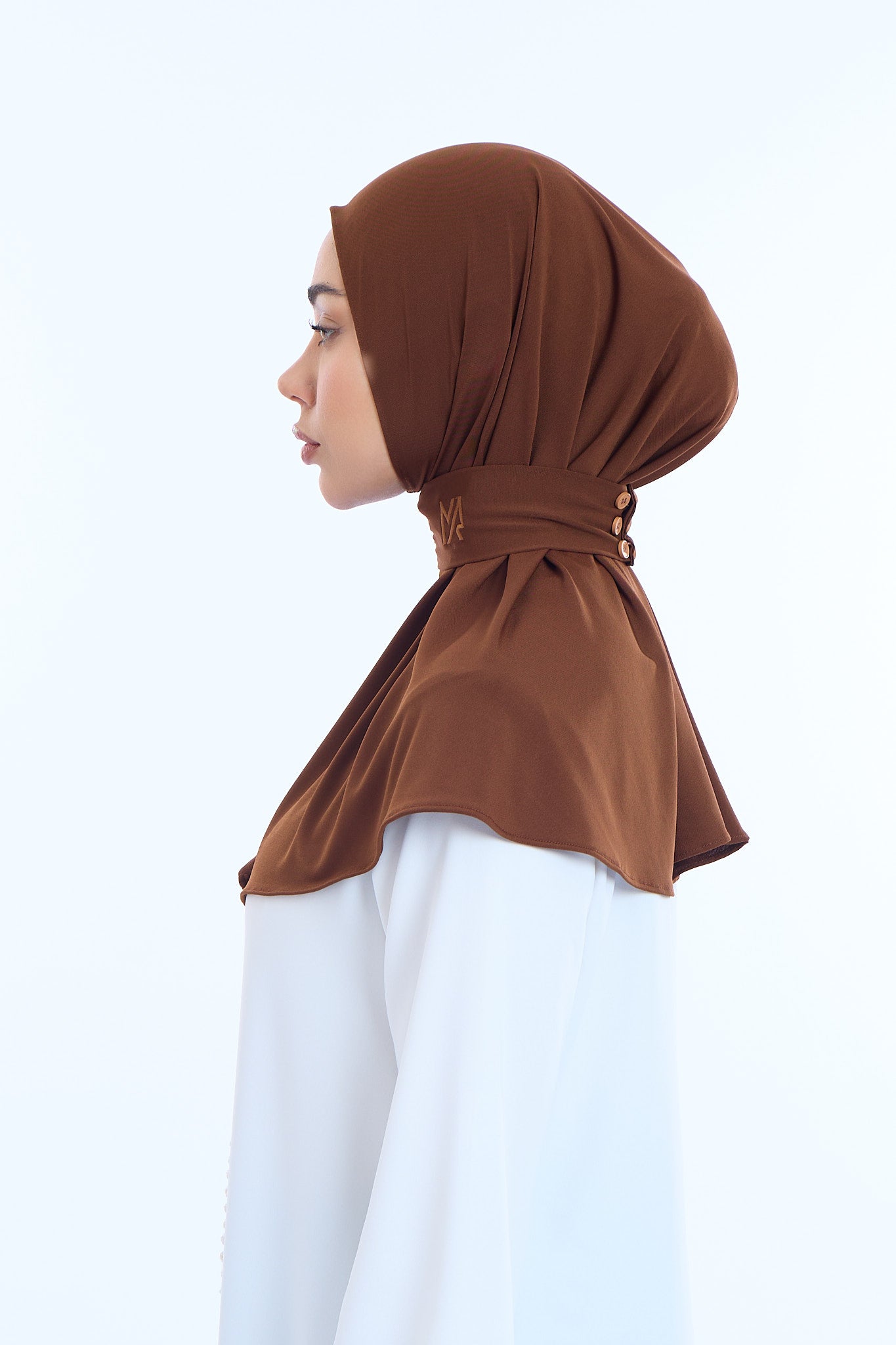 Instant Hijab Premium I Dark Chocolate