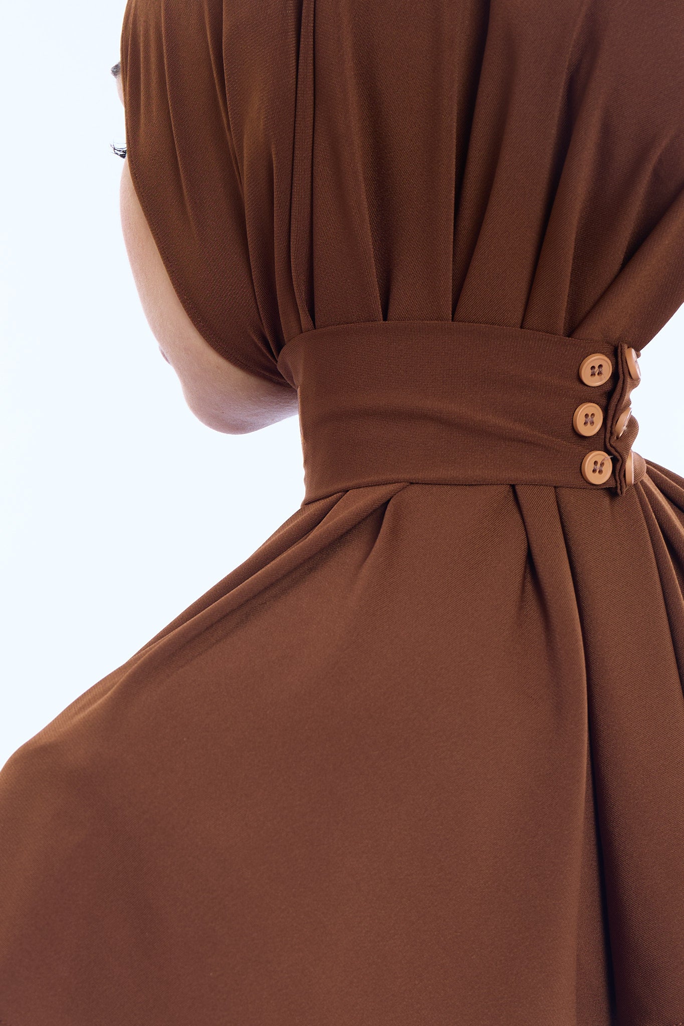 Instant Hijab Premium I Dark Chocolate