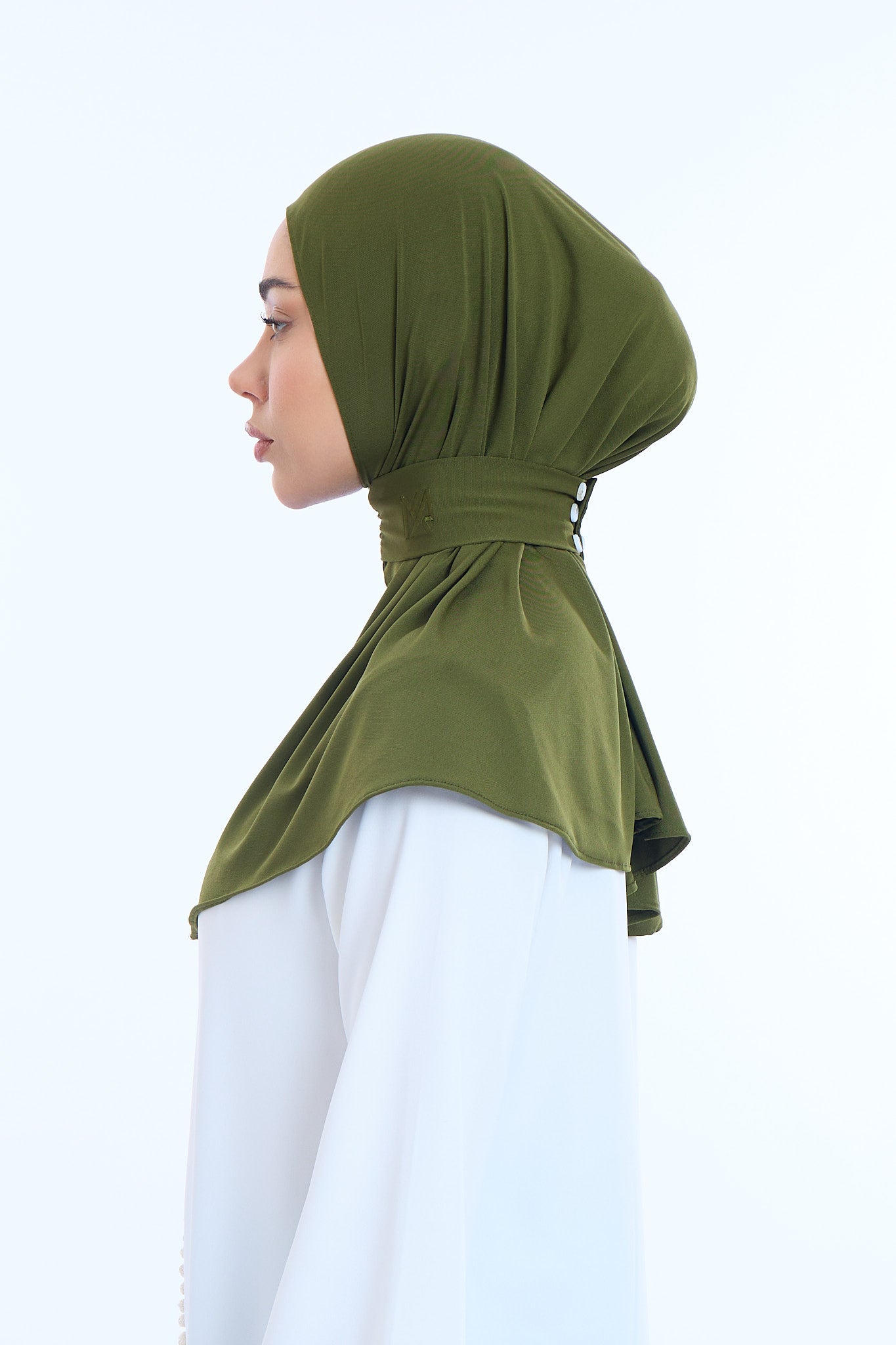 Instant Hijab Premium I Dark Olive