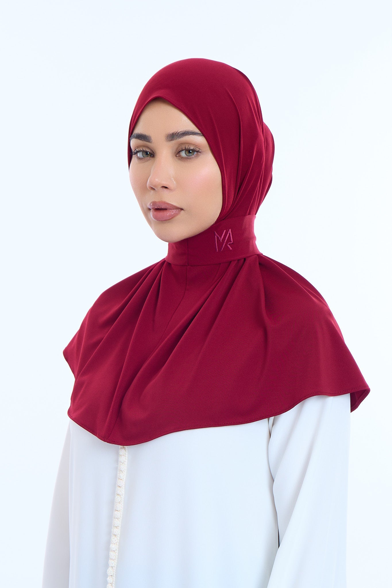 Instant Hijab Premium I Dark Wine