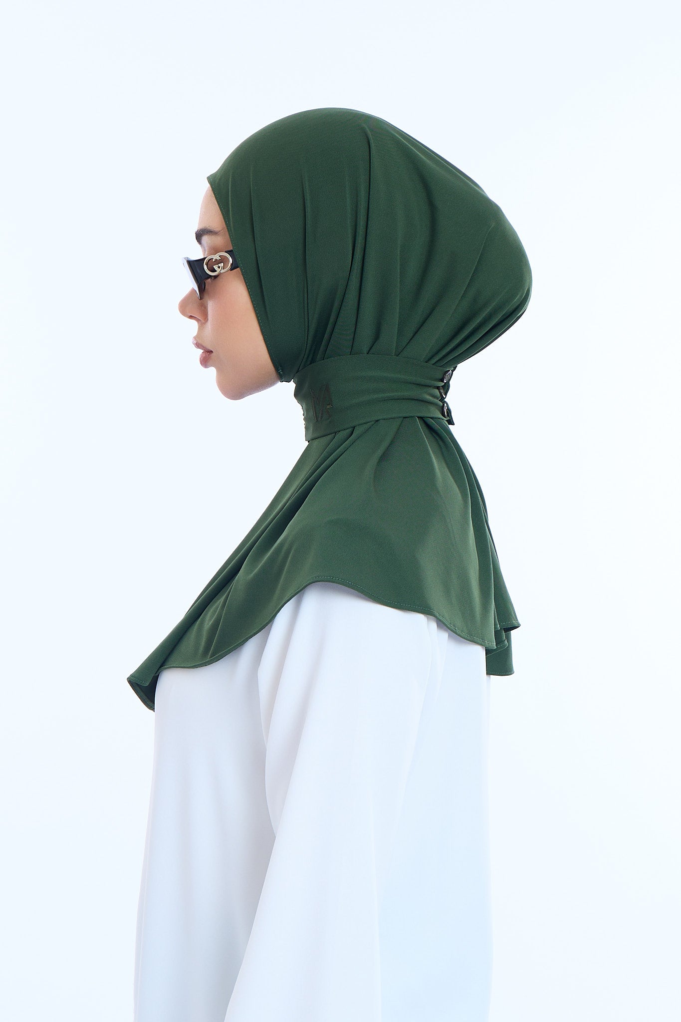 Instant Hijab Premium I  Deep Olive