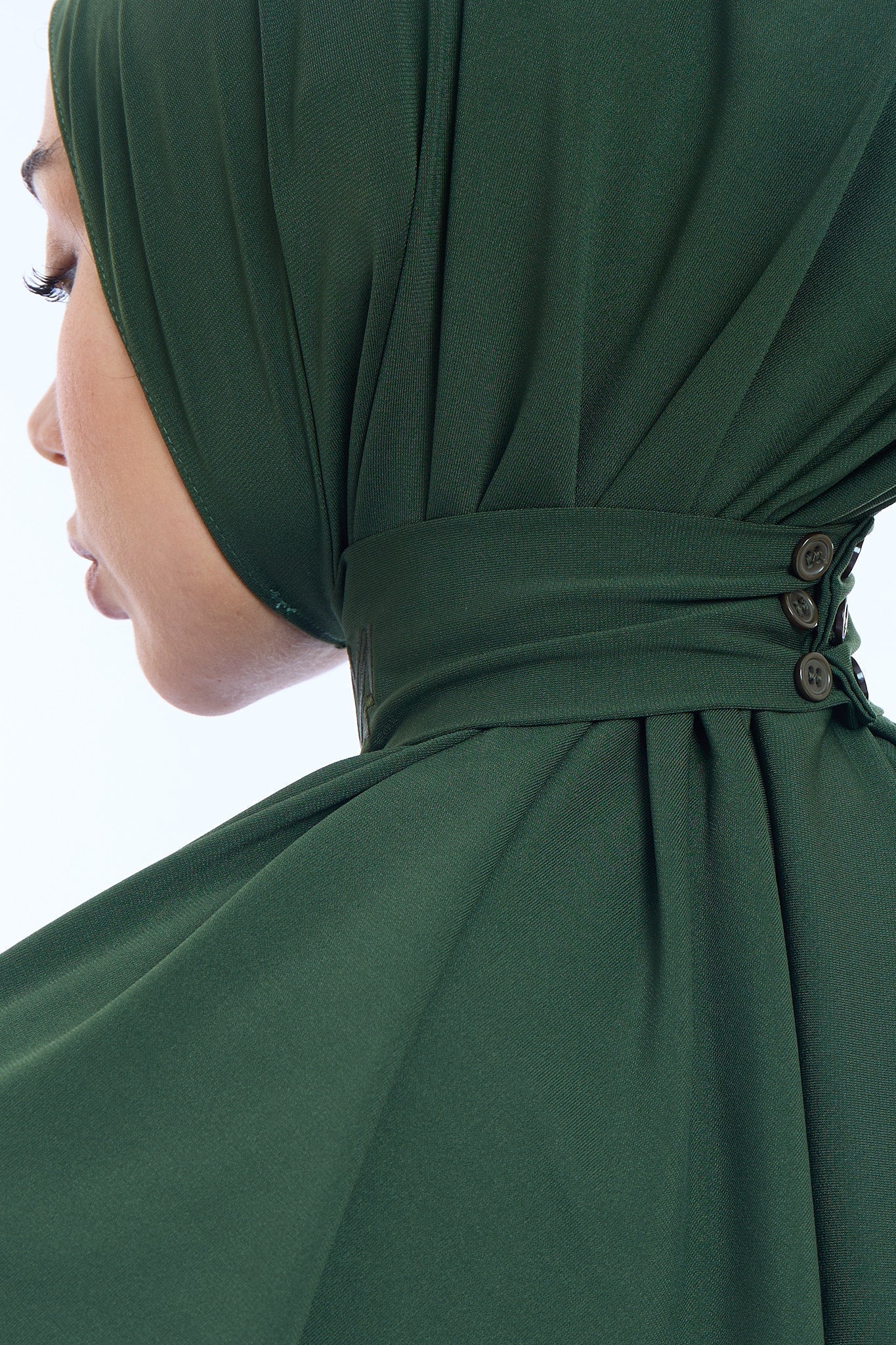 Instant Hijab Premium I  Deep Olive