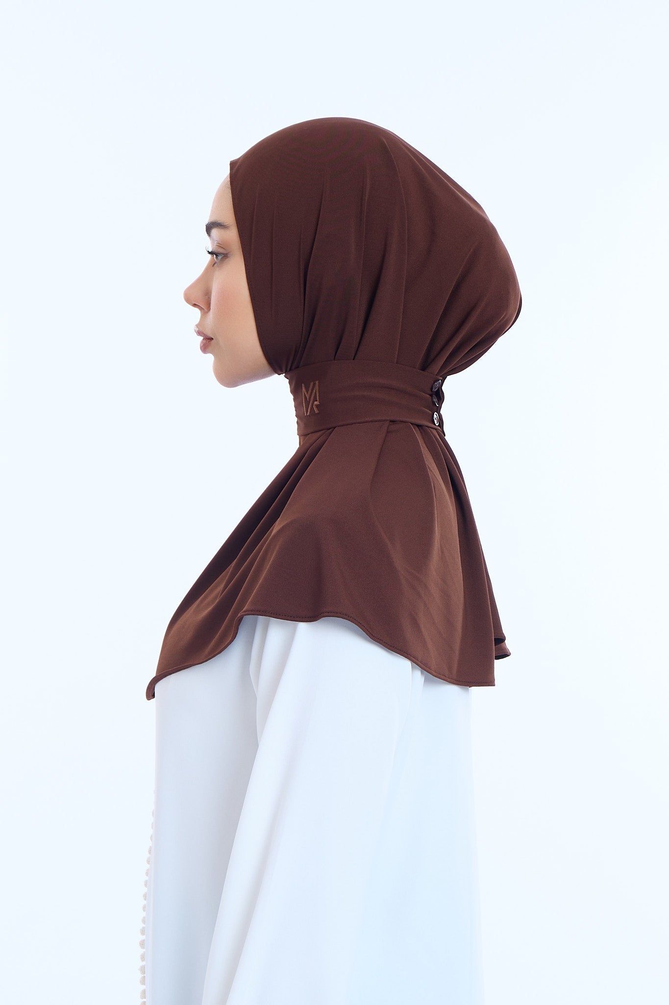 Instant Hijab Premium I Espresso Brown