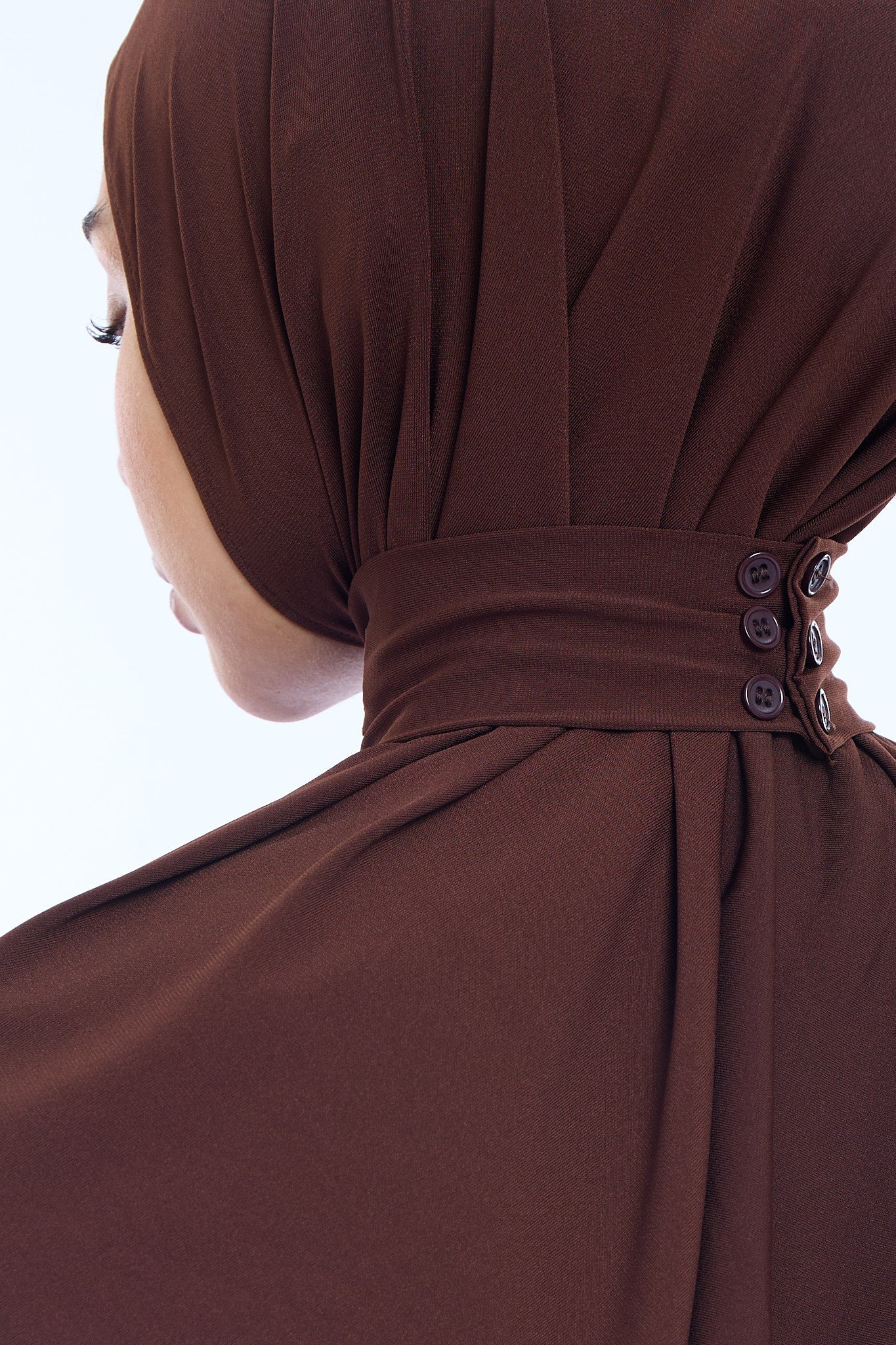 Instant Hijab Premium I Espresso Brown