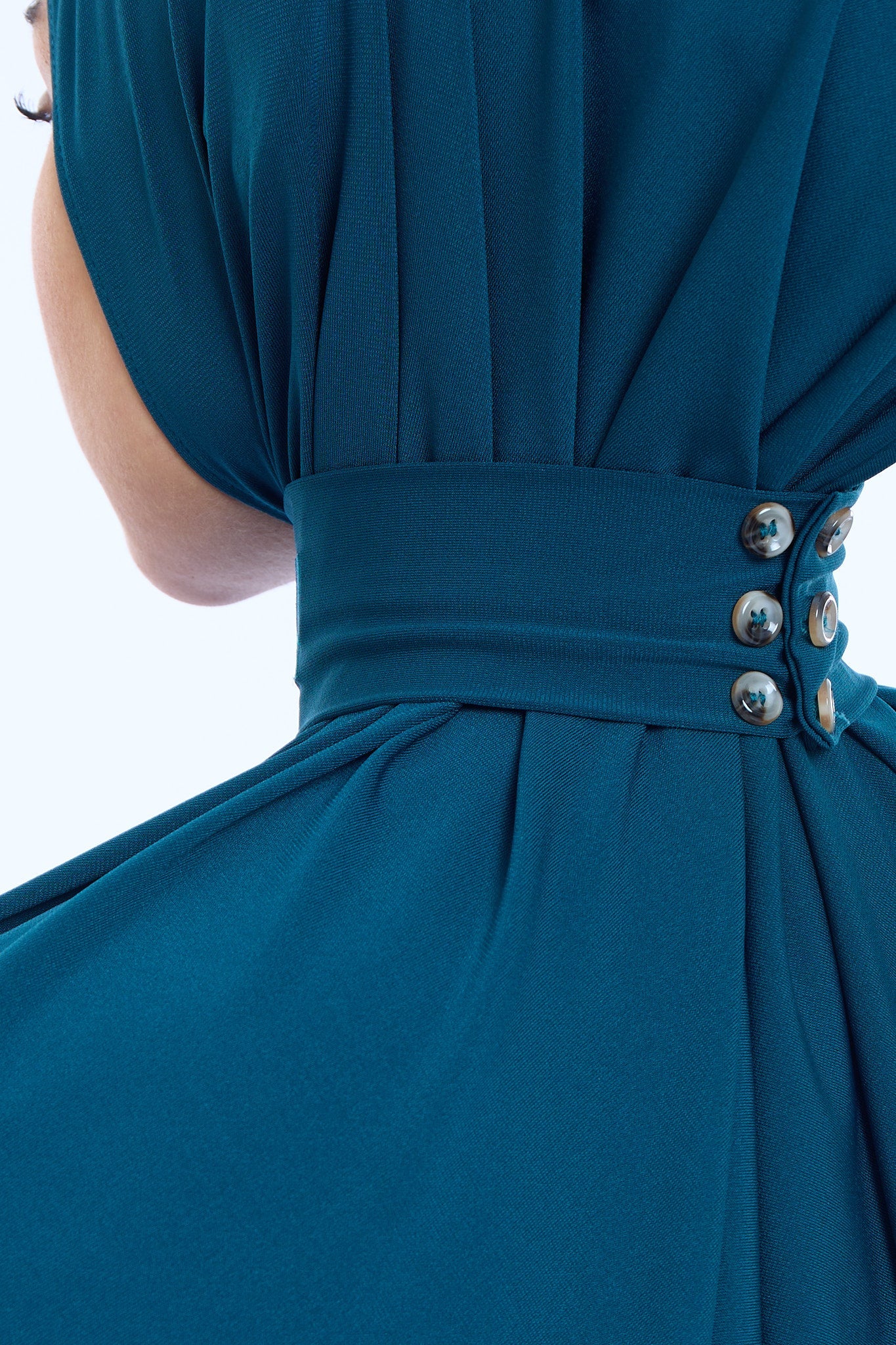 Instant Hijab Premium II Petrol Blue