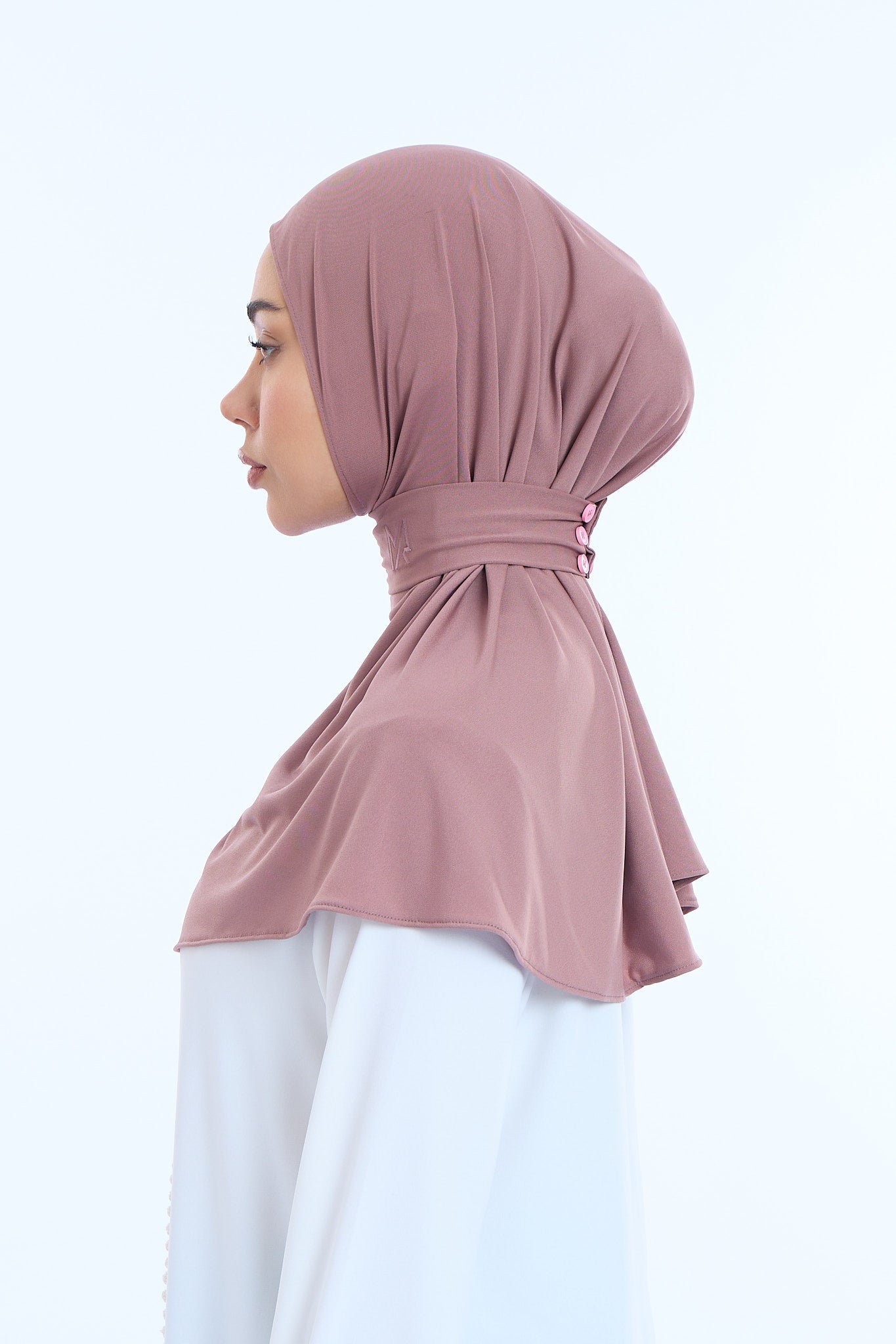 Instant Hijab Premium I Plum Pink
