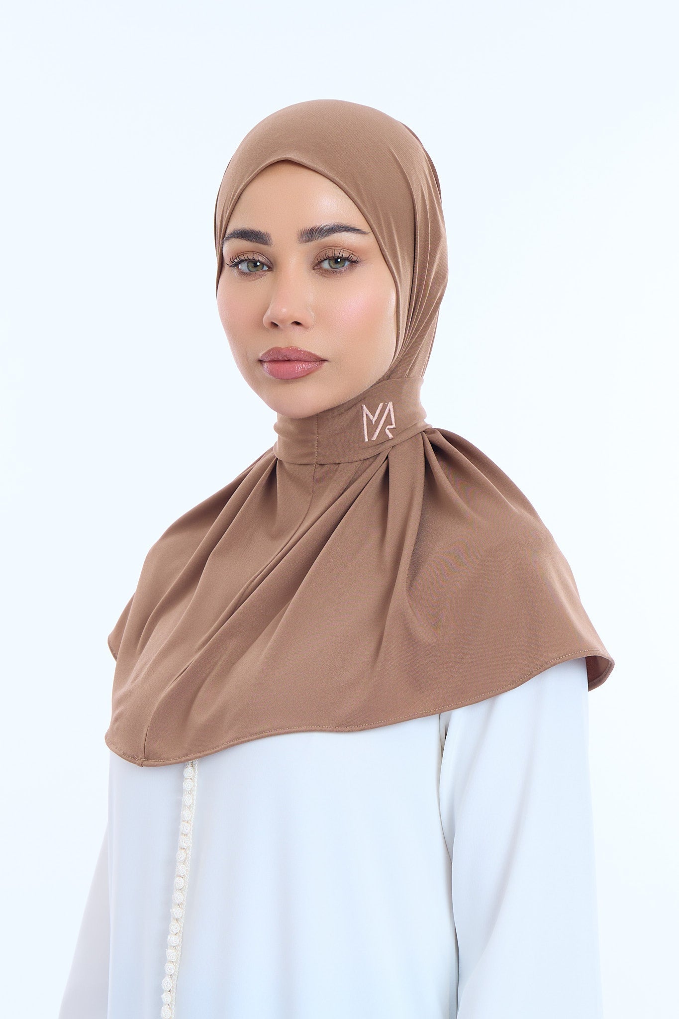 Instant Hijab Premium I  Walnut Brown