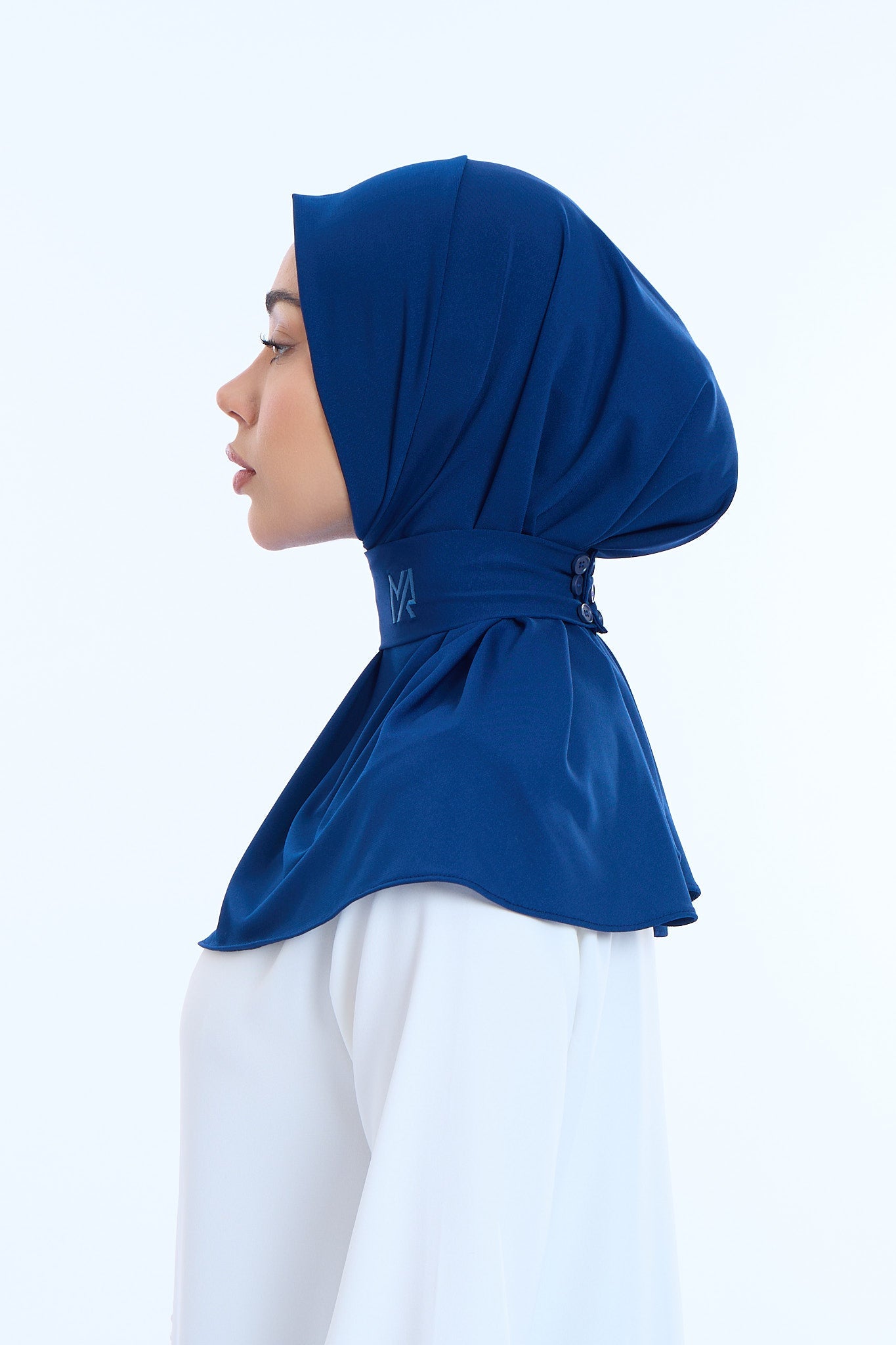 Instant Hijab Premium II Night Blue