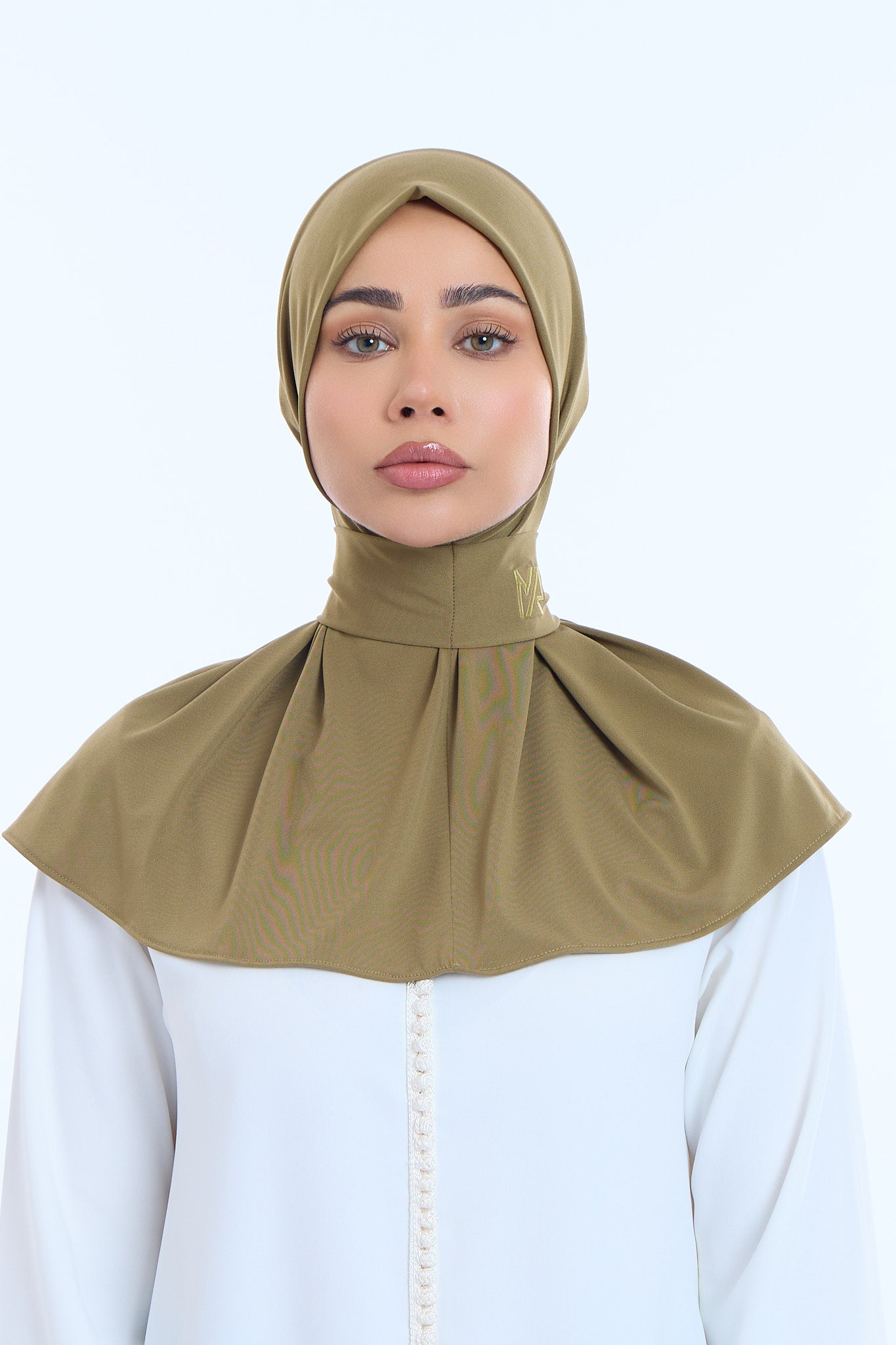 Instant Hijab Premium II Olive Brown