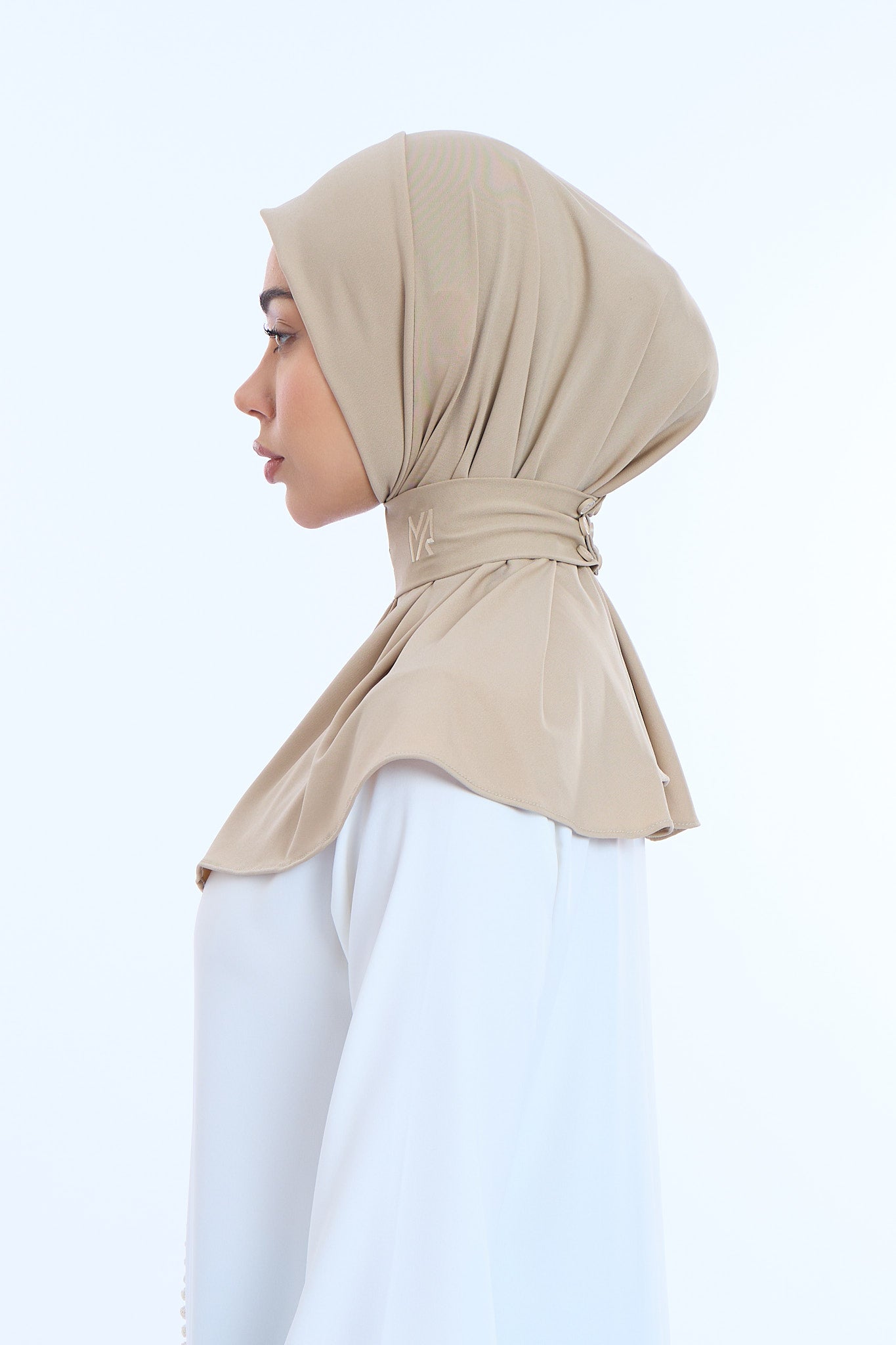 Instant Hijab Premium II Sand Beige