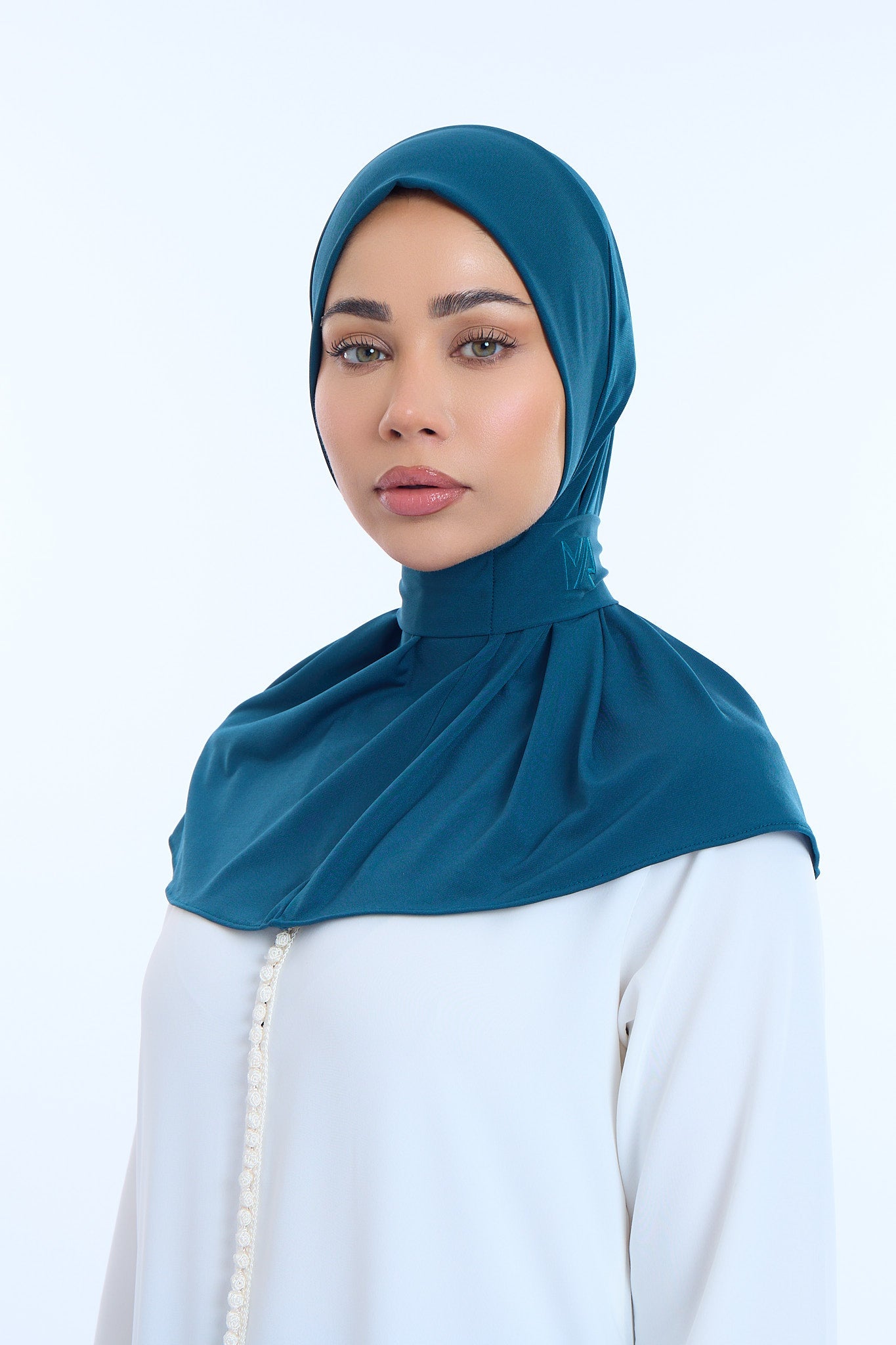 Instant Hijab Premium II Dark Teal Blue