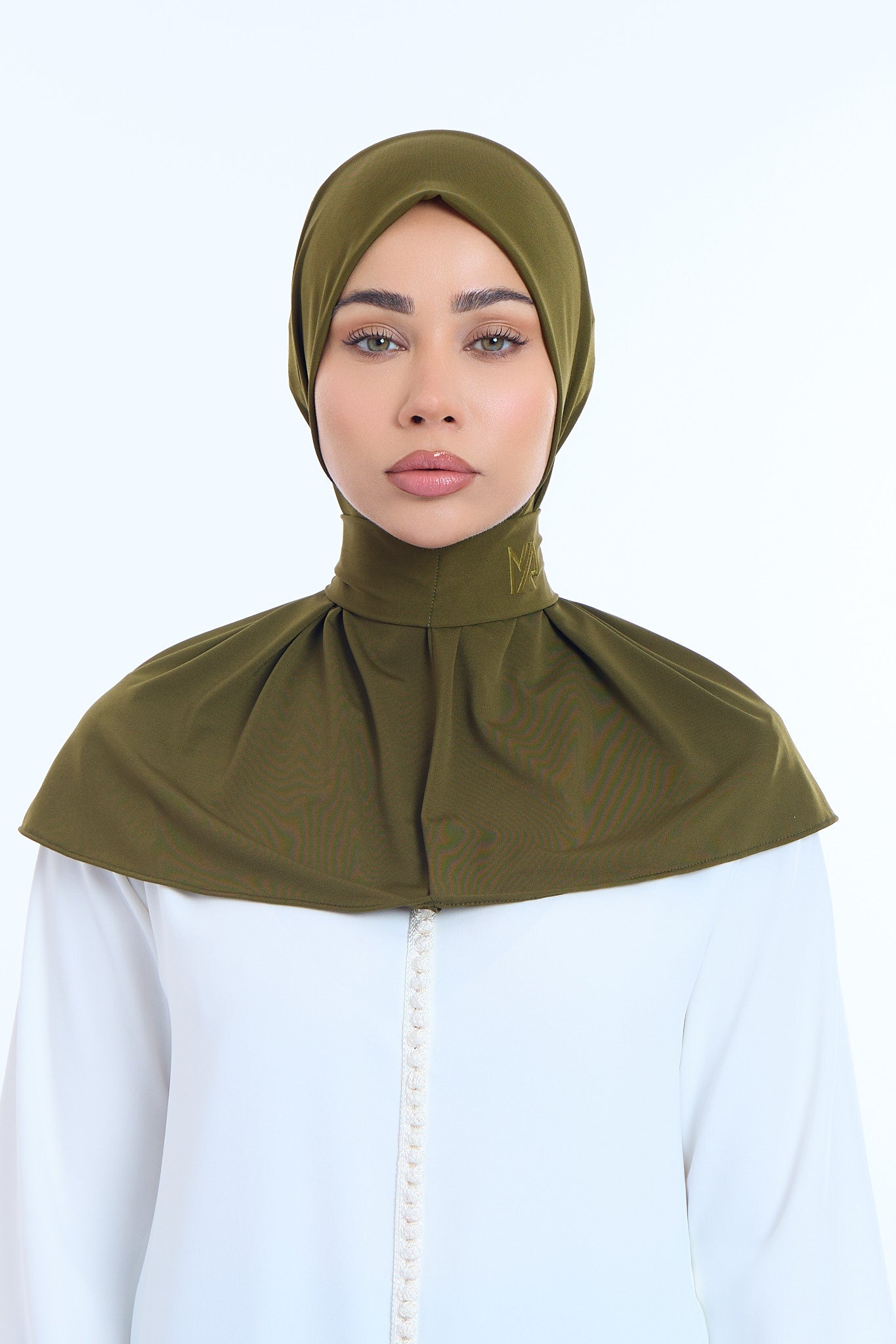 Instant Hijab Premium II Army Green